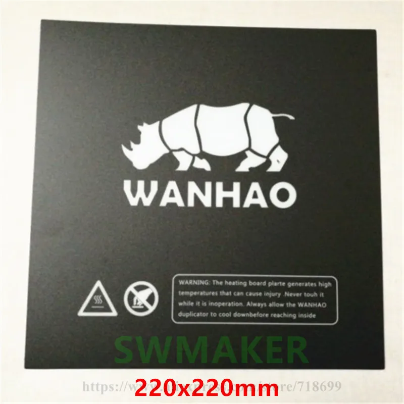 5 шт. * Наклейка для подогрева кровати нагревательная пластина лента 220x220 мм