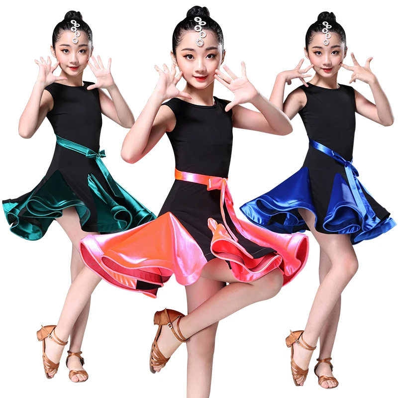 

Modern Girl Latin Dance Dress Ballroom Dance Costumes Samba Tango Dress Practice Party Dancing Dress Stage Dancewear Costumes