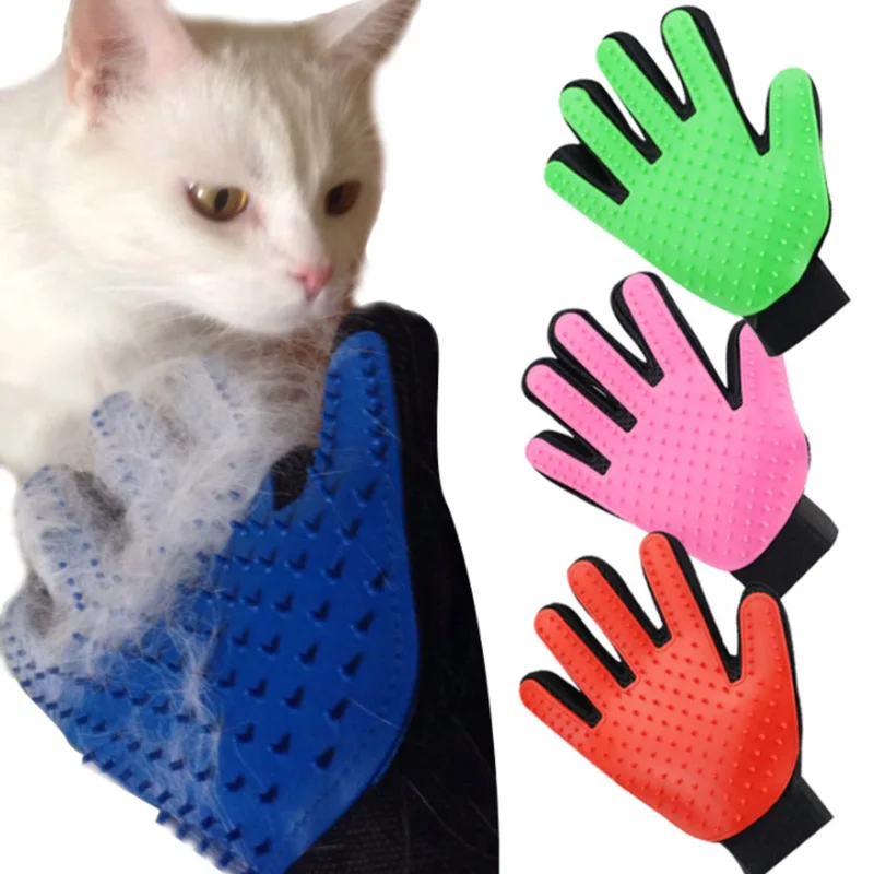 glove to brush cat with