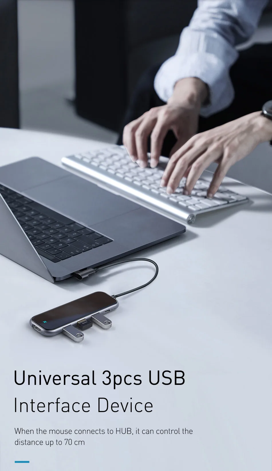 Baseus USB хаб для HDMI USB 3.0 концентратора для Macbook Pro Huawei Samsung 5 портов переходник для мобильного телефона USB разветвитель Док станция типа C Hub Hab адаптер