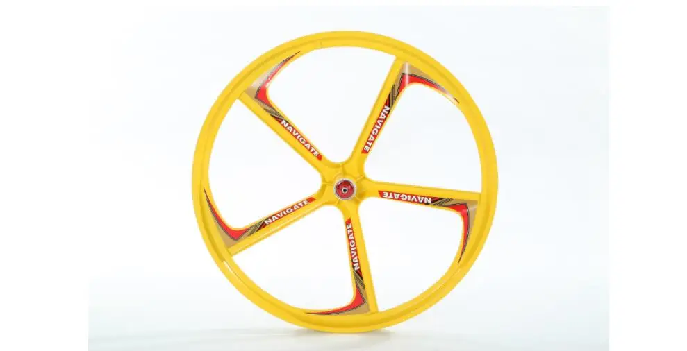 yellow mtb wheels