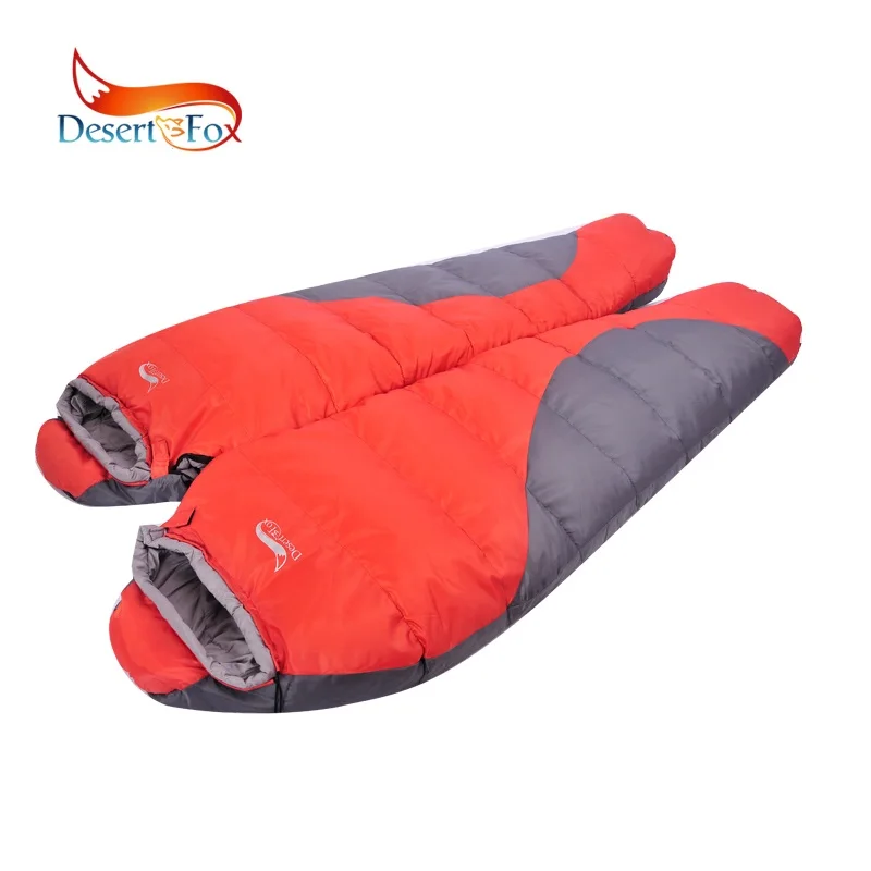 Desert&Fox Winter Mummy Sleeping Bag Wearable Blanket Double Color Indoor Outdoor Spliced Travel Cold Weather Sleeping Bag Desert&Fox Winter Mummy Sleeping Bag Wearable Blanket Double Color Indoor Outdoor Spliced Travel Cold Weather Sleeping Bag