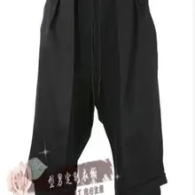 27-44! Для Мужчин's Новая одежда искусственная комплект из двух предметов укороченные Штаны брюки Весна-осень тонкие брюки штаны Haroun певица костюмы