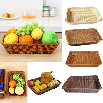 

S/M/L Snacks Noten Rotan Fruitmand Keuken Opslag & Organisatie Gedroogd Fruit Drank Voedsel Servies Theewaar opbergvak