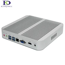 Fanless 16GB RAM i5 1000M LAN Mini Desktop PC Intel Core i5 5200U max 2.7GHz Windows 10 HTPC with SSD HDD together