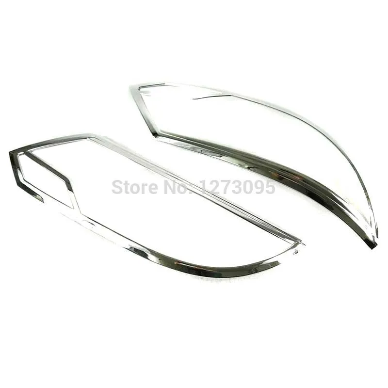 Для Volkswagen Tiguan 2010-2012 2013 ABS хромированный передний головной светильник, крышка для лампы, головной светильник, рамка для отделки, защита для автомобиля, аксессуары для укладки