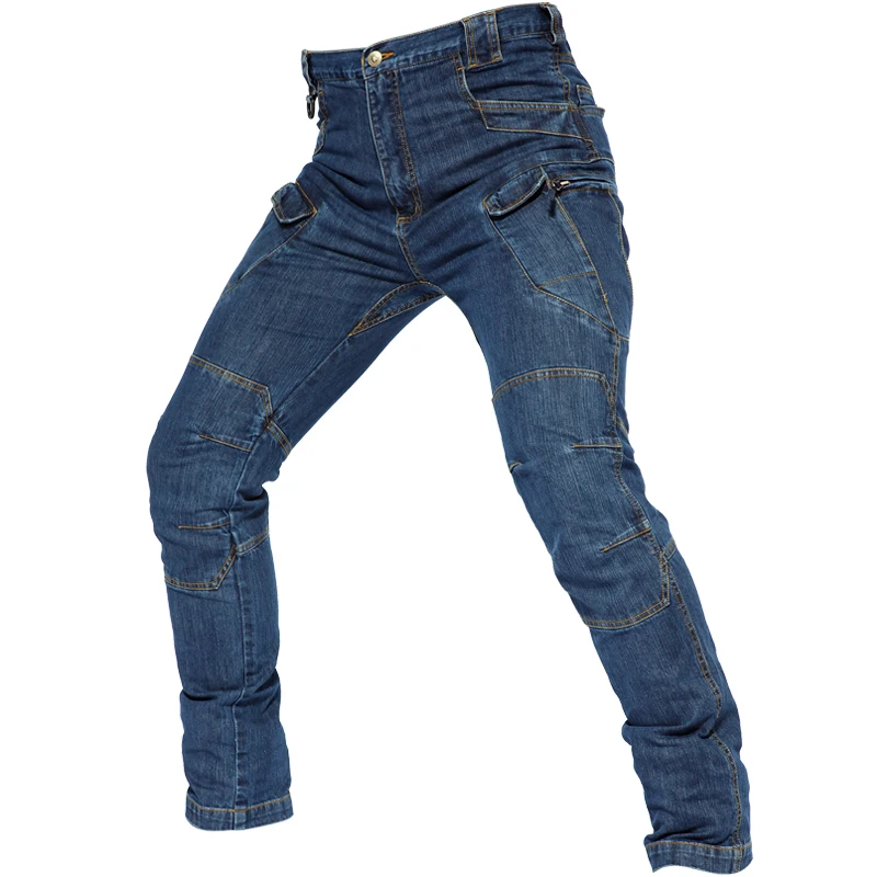 

Men's Elastic Cotton Motorcycle pants men military tactical Outdoor sports Combat cargo trekking hunting Hiking woman trousers