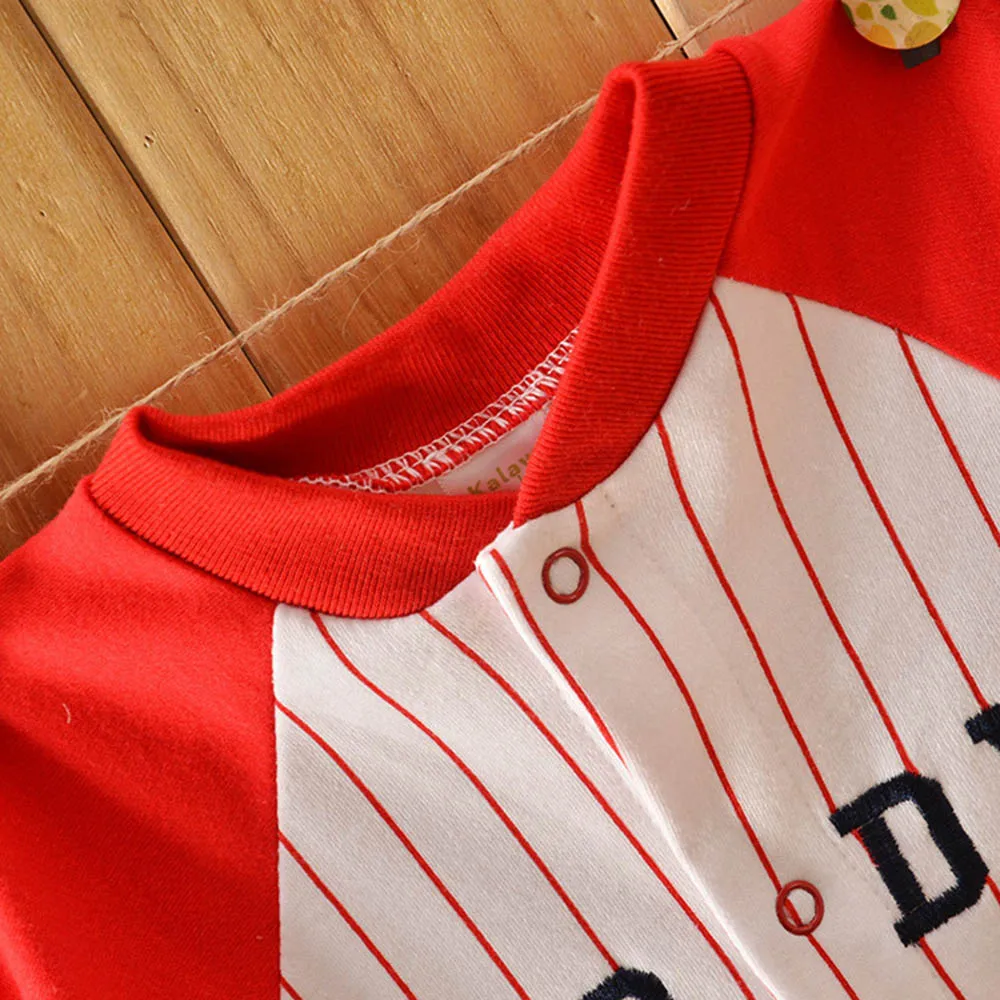 Высококачественные детские комбинезоны Осенний цельный комбинезон хлопковый с