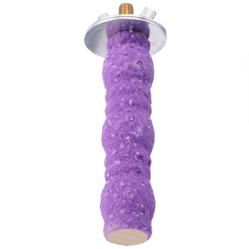 

Colorful Bird Parrot Paw Grinding Perch Stand Toy Mayitr Parakeet Budgie Chewing Bites Hanging Toys Mayitr Bird Accessories