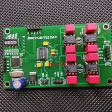 DIYERZONE Assembeld Hifi мини PCM1792 DSD DAC декодер доска Поддержка двойной режим L11-35