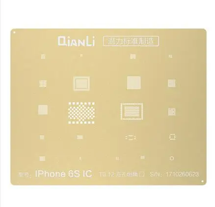 QIANLI ios 2D Оловянная посадочная сетка IC ЦП Оловянная посадочная сетка