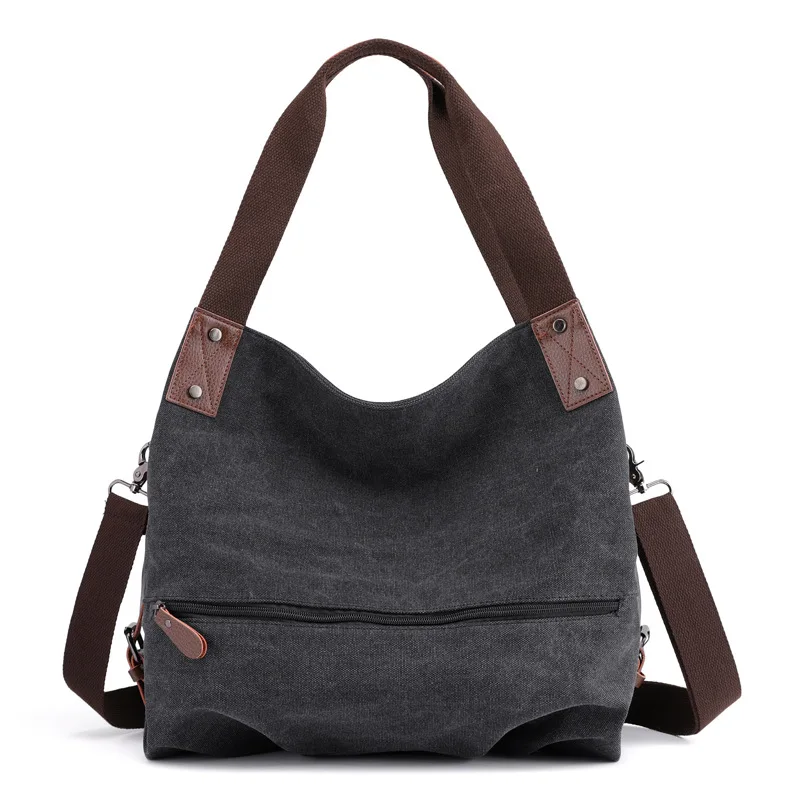 Najtaniej KVKY Vintage Canvas kobiety HnadBag torby na jedno ramię solidna damska torba Sac torby podróżne damskie torby Crossbody Bolsas