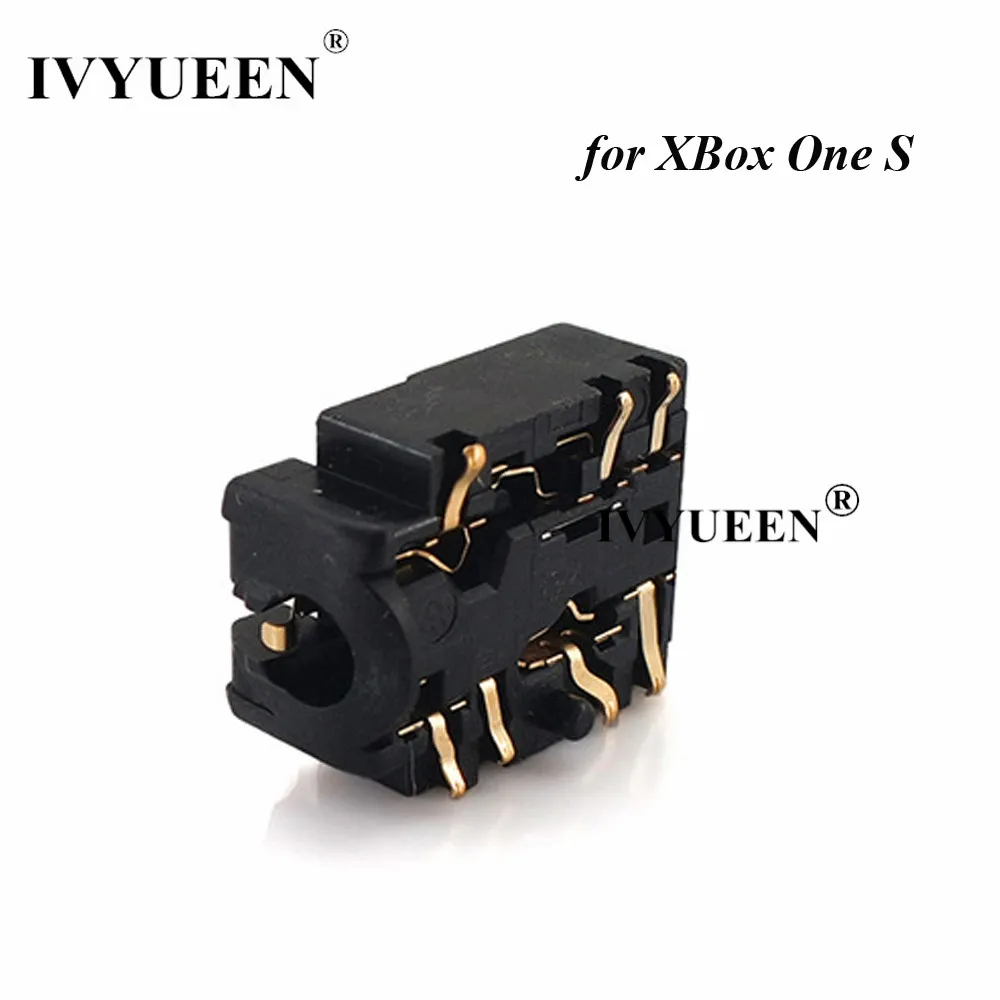 

IVYUEEN for Microsoft XBox One S Slim Controller Headset Connect Port Socket Headphone Earphone Connector 3.5mm Jack Plug Port