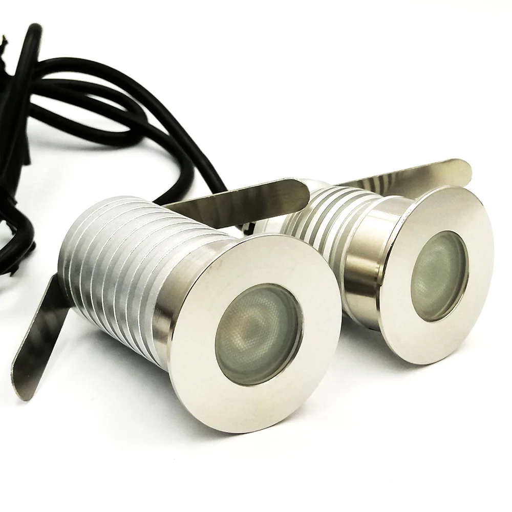 12 V 24 V IP67 1 W 3 W LED Einbau Deck Boden Licht Im Freien Wasserdichte Garten Unterirdischen LED Licht lampe Boden Landschaft Beleuchtung