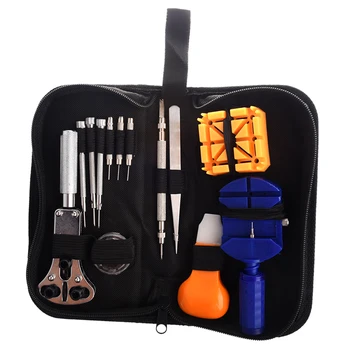 

13pcs Watchmaker Repair Tool kit Maintenance Key Fob Watch Case Opener Watchmaker Watch Tools Watch Opener Remover Tools sets