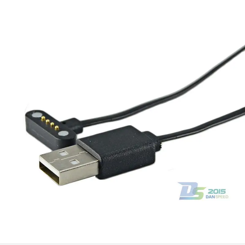 Danspeed Мужской USB 2.0 кабель для зарядки для smartwatch Браслет Смарт Группа Зарядное устройство кабель Длина 80 см