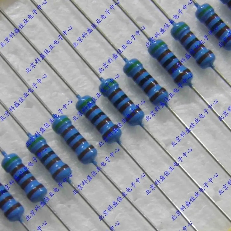

1pcs/lot 4.7 Europe 0.1% high precision thousandth of 1 / 4W 4.7R line color ring metal film resistor 0.25w