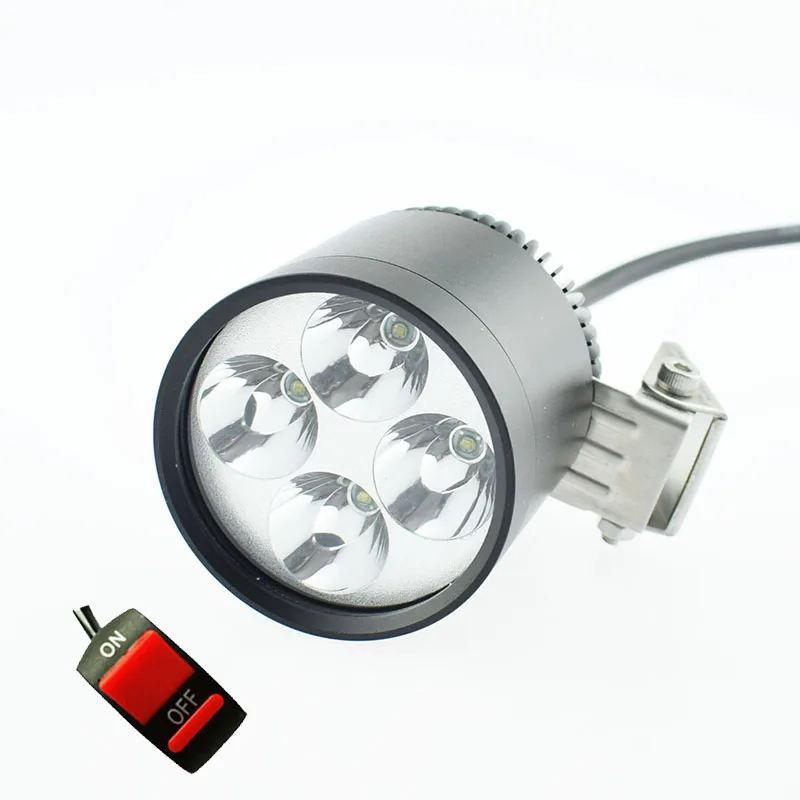 

1Pcs Motorcycle Headlight LED Chip Motor Driving Fog Lamp 12V 16W Spot Head Light Headlamp Offroad Bicycle Auxiliary Spotlight