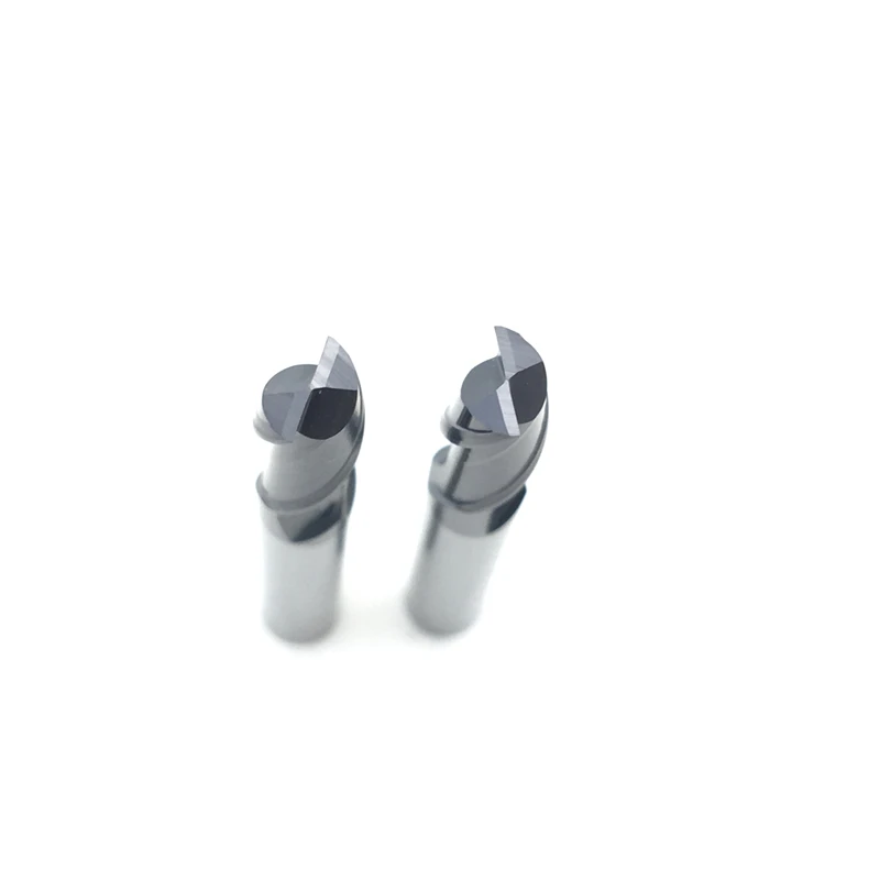 10 шт фрезы 1 мм 1,5 мм 2 мм 2,5 мм 3 мм 4 мм HRC50 2F 3F 4F фрезерный инструмент для стали алюминиевый аппарат для резки