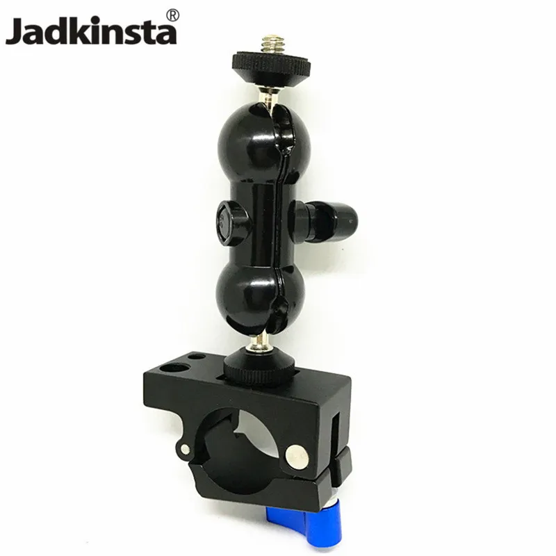 Jadkinsta 2 в 1 стержневой зажим + адаптер горячий башмак 1/4 &quotвращающееся на 360