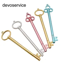 4 шт./лот гелевая ручка для ключей Kawaii креативная винтажная нейтральная гелевая ручка Canetas ручка для письма канцелярские принадлежности для офиса и школы