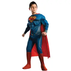 Детский Костюм Супермена для мальчиков, костюм супергероя для мальчиков, Костюм Супергероя человека-паука, Железный человек, капитан