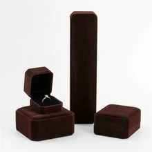 Velvet Jewelry Boxes Set