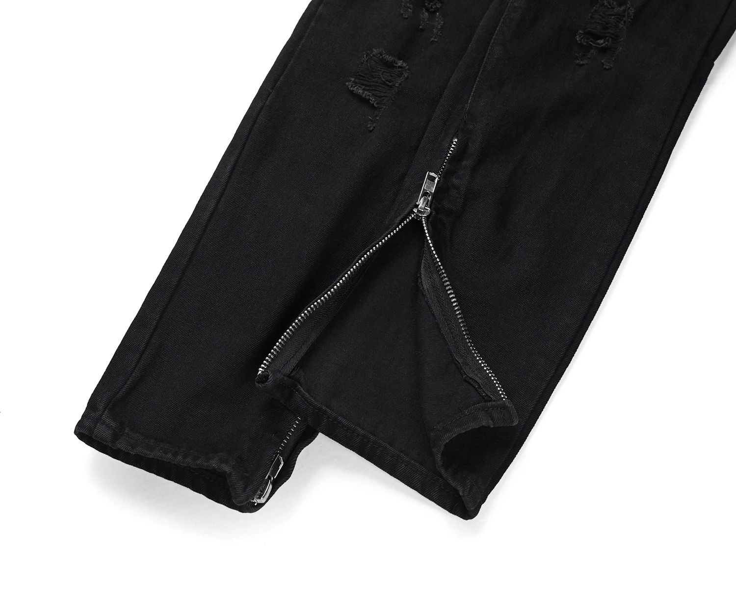 Хип хоп молния потертые черные синие джинсы Slim Fit Брюки для байкеров разорвать разрушение туман Канье Джастин Бибер обтягивающие джинсы мужские брюки