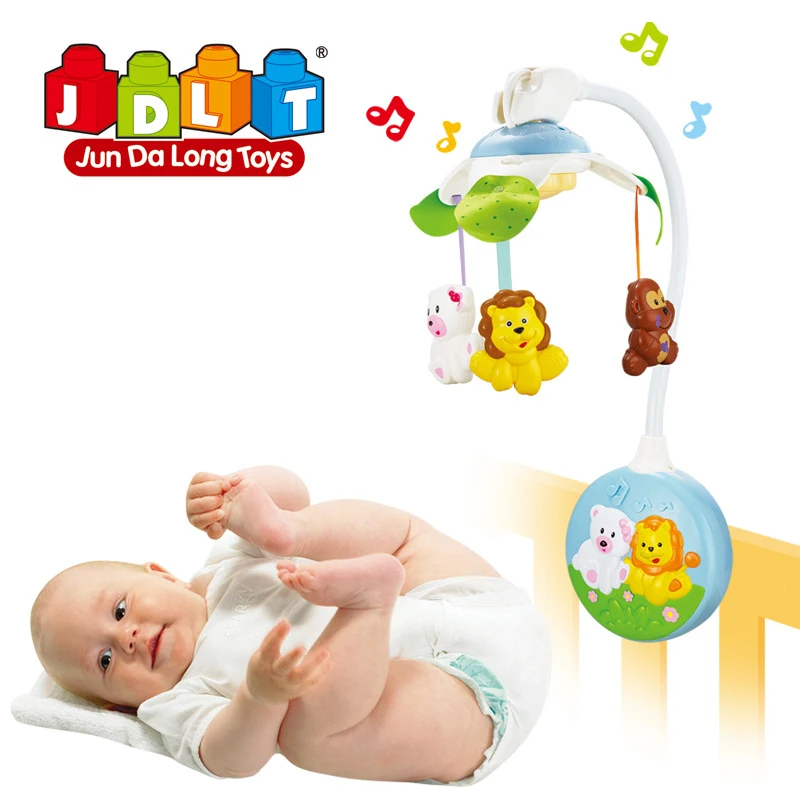 2017 Educational Baby Mobiles 2 In 1 Mini Music Bed Bell Stroller Toys For Salein Baby Rattles