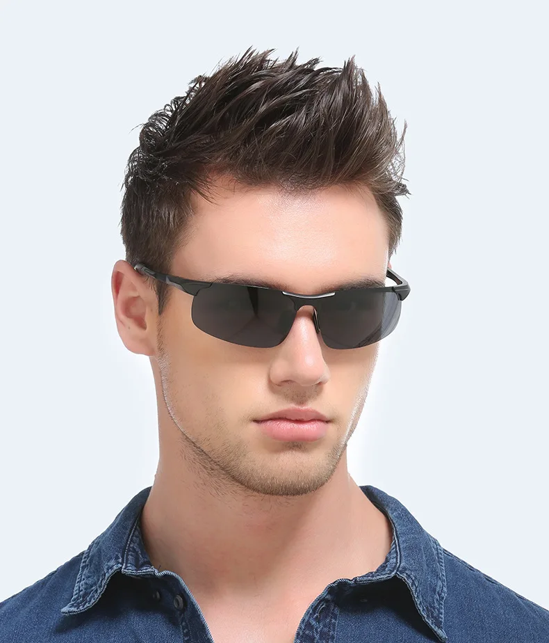 Бруно Данн поляризационные мужские солнцезащитные очки sunglases sports zonnebril mannen lunette soleil homme oculos de sol masculino aviador