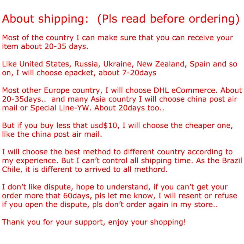 about shipping