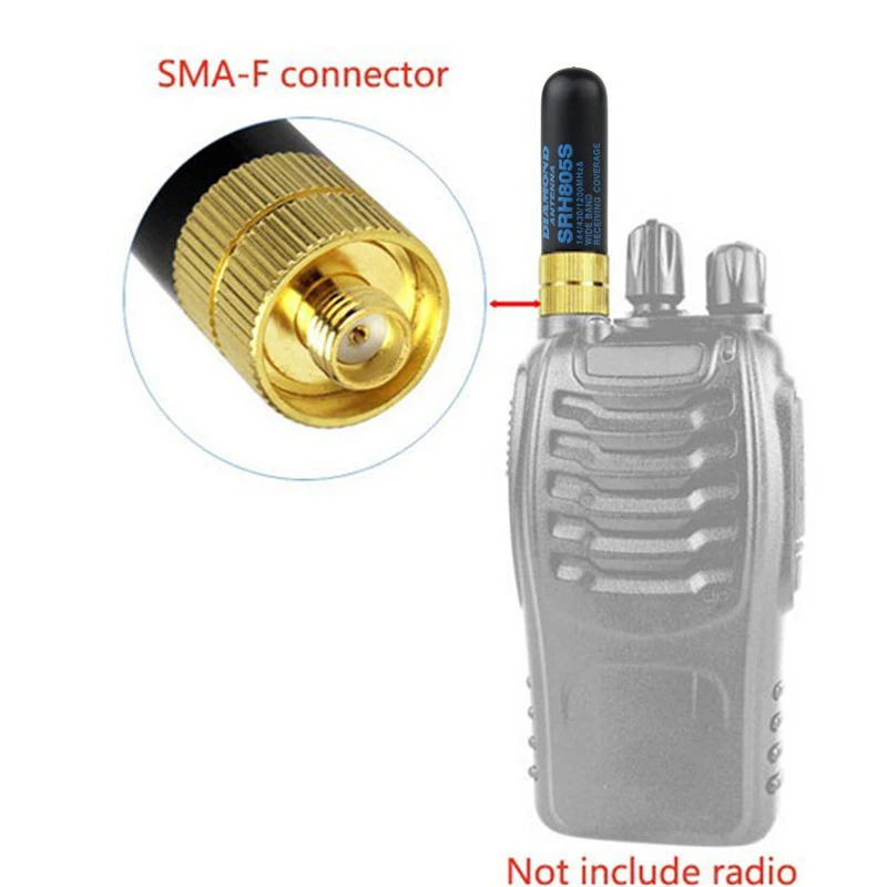

XQF Dual Band UHF+VHF SRH805S SMA Female Antenna for Baofeng uv-5r BF-888s uv-82 UV-5RA uv-5re TK3107 2107 10W 144/430MHz