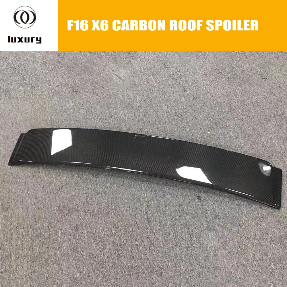 

F16 X6 Carbon Fiber Rear Roof Window Wing Spoiler for BMW X6 2015 - 2018