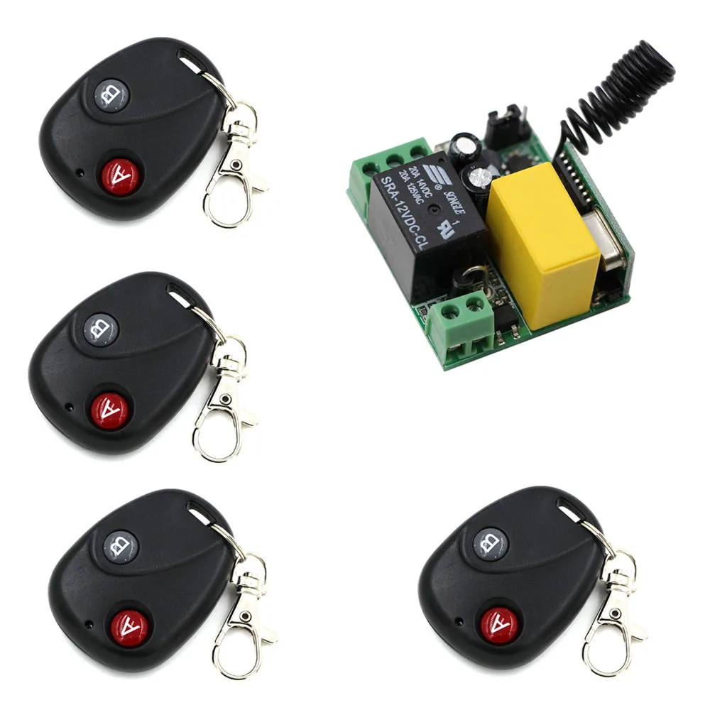 Simple Operation AC220V 1 CH Radio Wireless Remote Control