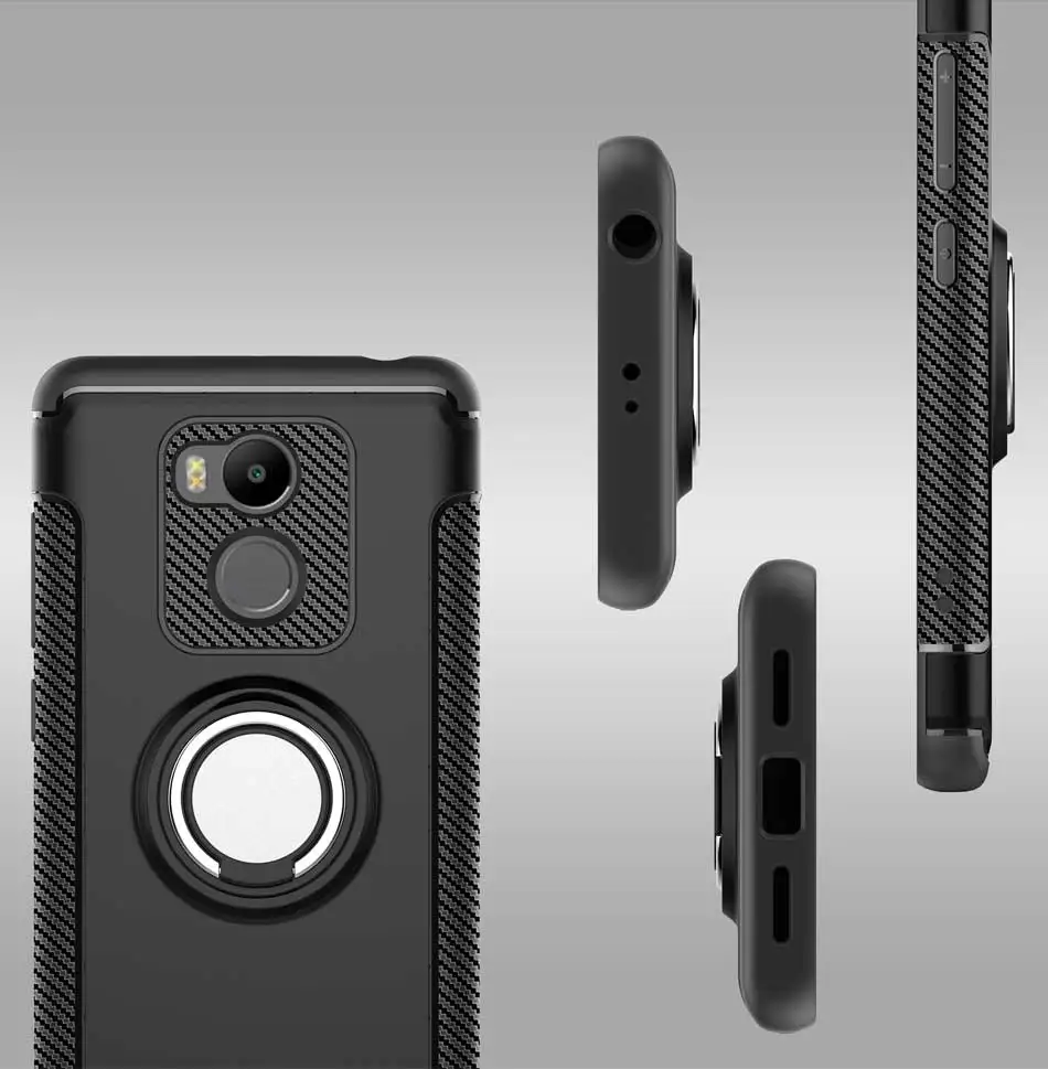 Чехол UTOPER для Xiomi Xiaomi Redmi 4 Pro prime, мягкий силиконовый Жесткий чехол из поликарбоната с кольцом для Xiaomi Redmi 4Pro, чехол s