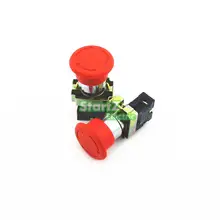 1 шт. 22 мм NC красный гриб аварийный стоп кнопочный переключатель