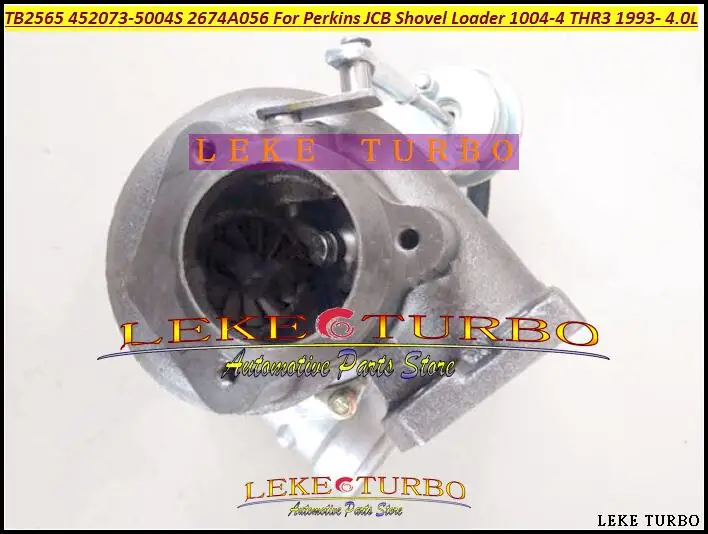 TURBO TB2565 452073-5004S 452073 2674A056 Turbocharger For Perkins JCB Shovel Loader Power Units Various 1004-4 THR3 1993- 4.0L 107HP (5)