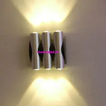 Высокая мощность 6 Вт 2 боковыми светодиодный прожектор, светодиодный настенный светильник, светодиодный настенный светильник, точечные светодиодные фонари, 110 V 220VAC, хорошее качество, DS-16-1-6W