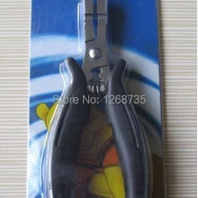 1 шт. щипцы для наращивания волос высшего качества из нержавеющей стали, микро кольцо черная ручка для перьев, пучков нарощенных волос Наборы инструментов