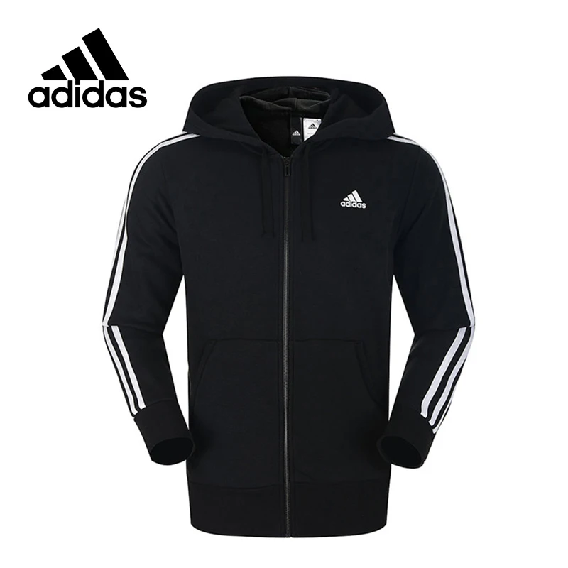 

New Arrival Authentic Adidas ESS 3S FZ FT Men's Breathable Jacket Hooded Sportswear