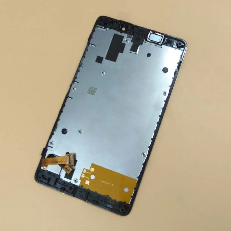 Для Nokia XL Black черный Сенсорный экран дигитайзер панель Датчик Стекло + ЖК-дисплей