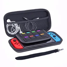 Travel Carrying Storage Hard Case Protective Bag+Clear Screen Protector Film Cover Skin for Nintendo Switch NS Console Store Box