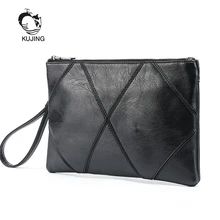 Kujing брендовый портфель высокого качества мужская деловая сумка Горячая мобильный телефон сменный конверт сумка дешевая дорожная Повседневная Ручная мужская сумка