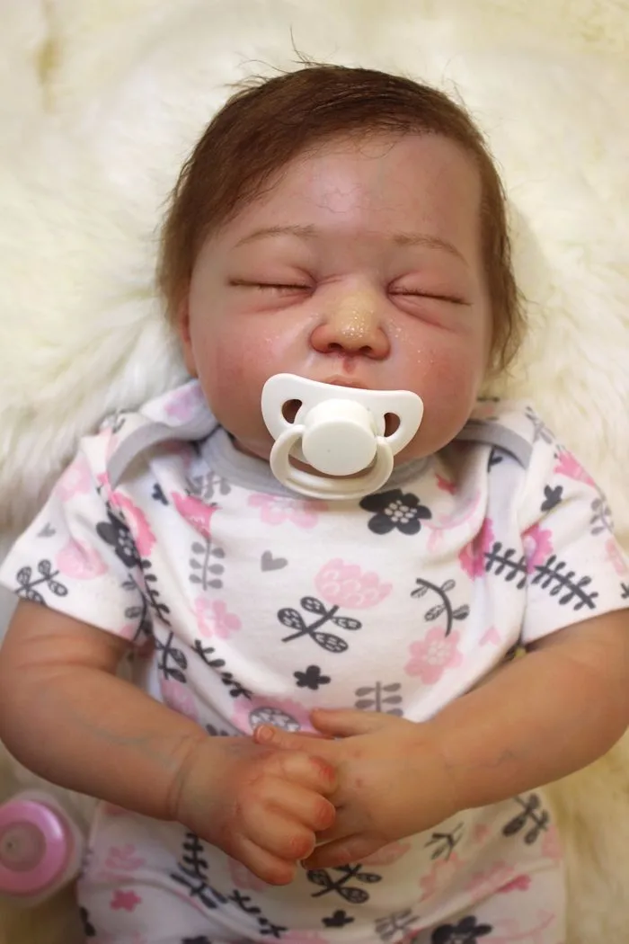 См 50 см Силиконовые Reborn Baby Doll Дети Playmate подарок для девочек Baby Alive sleeping реалистичные высокого класса Малыша Кукла Детская игрушка для