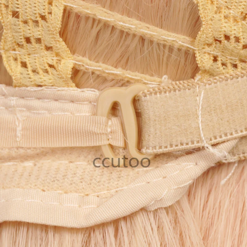 Ccutoo 120 см Macross Шерил розовый блонд микс волнистые Длинные Синтетические парики термостойкие волокна косплей костюм парики волос