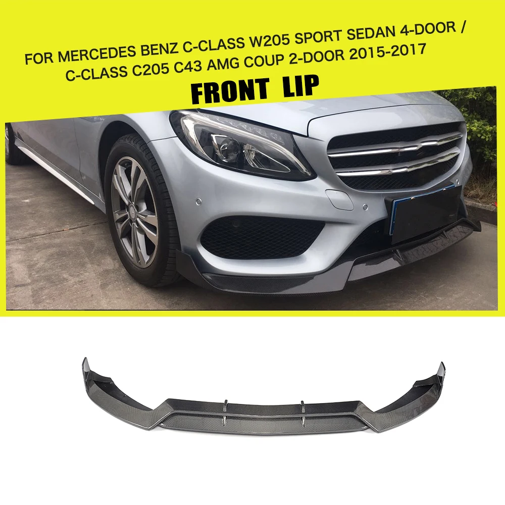 Carbon Fiber / FRP Car Front Bumper Lip Spoiler for