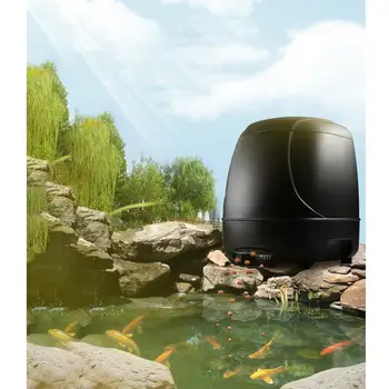 

LanLan Outdoor Large Capacity Timing Automatic Pet Feeder for Pond Carp Fish Tortoise