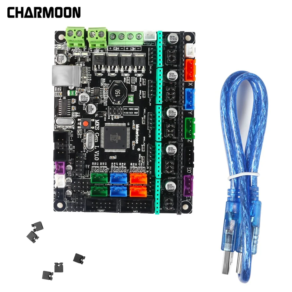 MKS GEN L V1.0 плата контроллера 3D принтер совместимый Ramps 1 6 Mega 2560 R3 | Компьютеры и офис