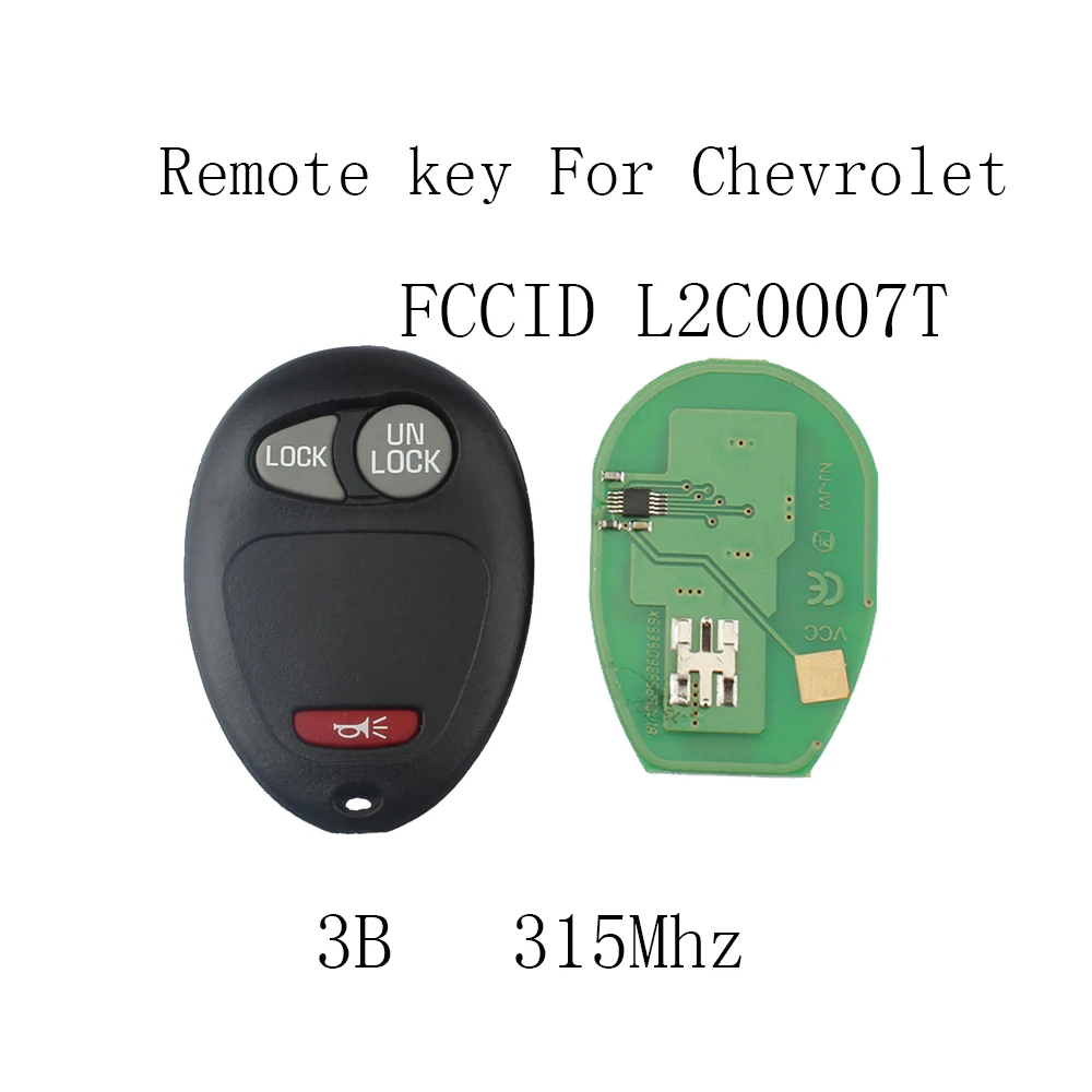 2 шт. * + 1 кнопочный ключ дистанционного управления для автомобиля Chevrolet Колорадо