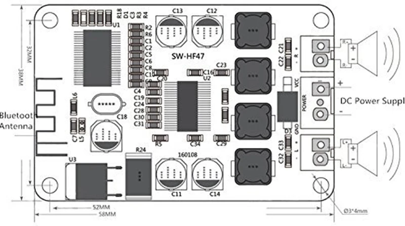 tpa3110 2x15w bluetooth audio power amplifier (1)